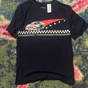 Old Navy Dark Blue Car Graphic Tee